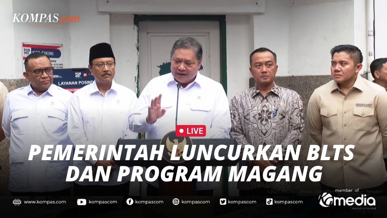 🔴LIVE - Bantuan Oktober 2025 Cair untuk 35 Juta Keluarga dan 20.000 Lulusan Ikuti Program Magang