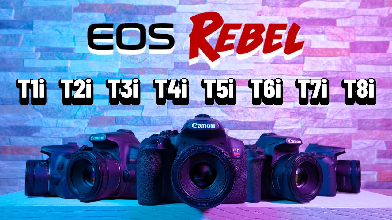 Las mejores cámaras para principiantes: Elige la Canon EOS Rebel correcta