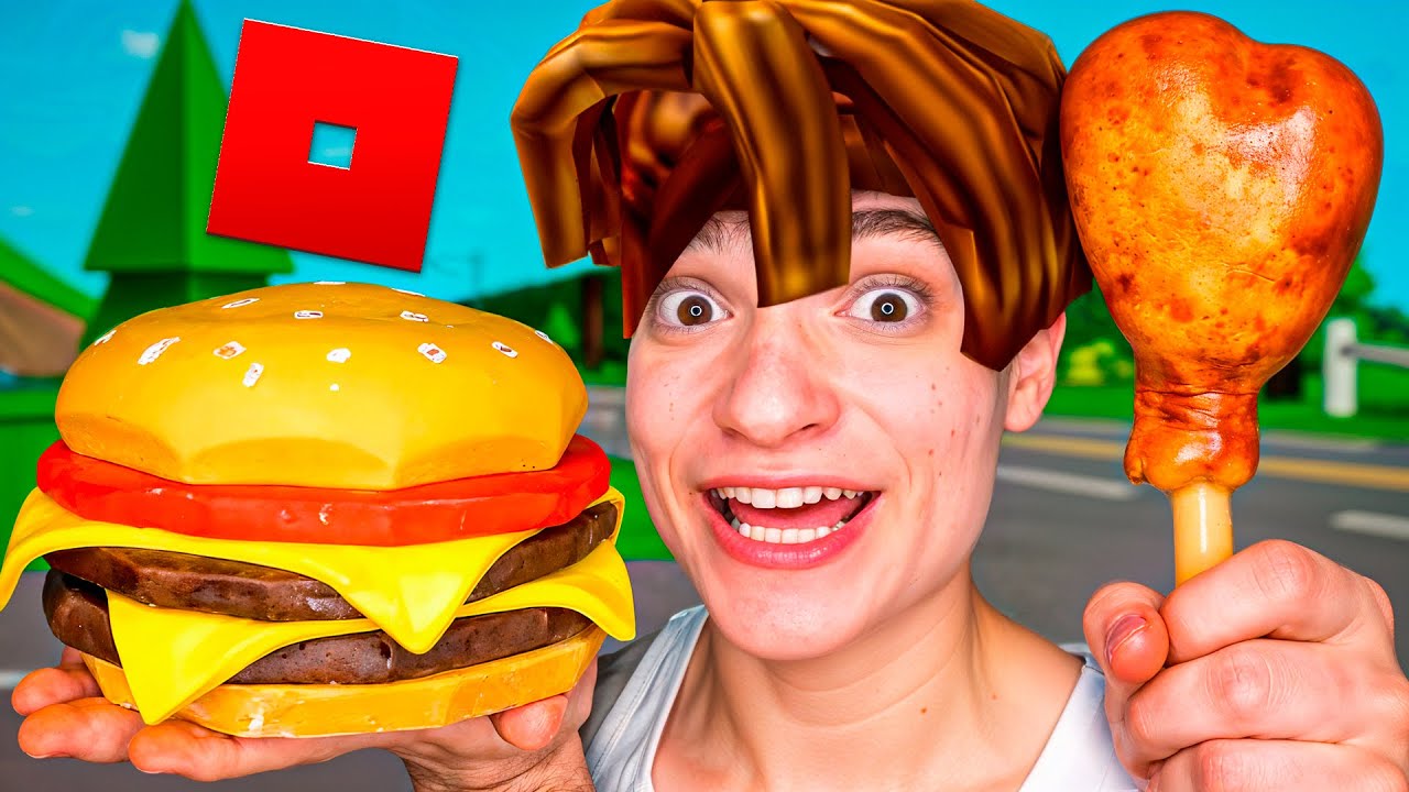 Roblox Emoji de comida IRL ASMR