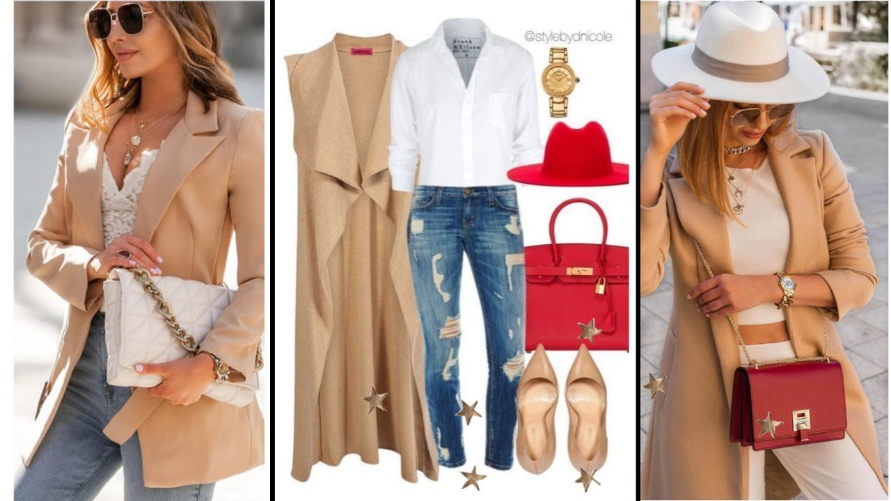 MODA EN ROPA COLOR CAMEL Y BEIGE🤎 COMBINACIONES EXCELENTES 🤎MODA TENDENCIAS ESTILO MUJER 2021