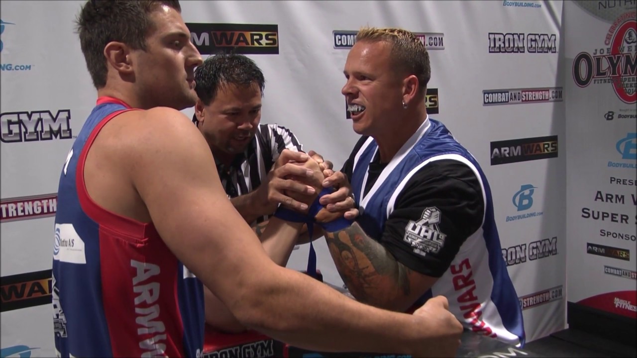 Arm Wars | Armwrestling | Chucl Young USA v Asle Kvamsdal NOR | Left