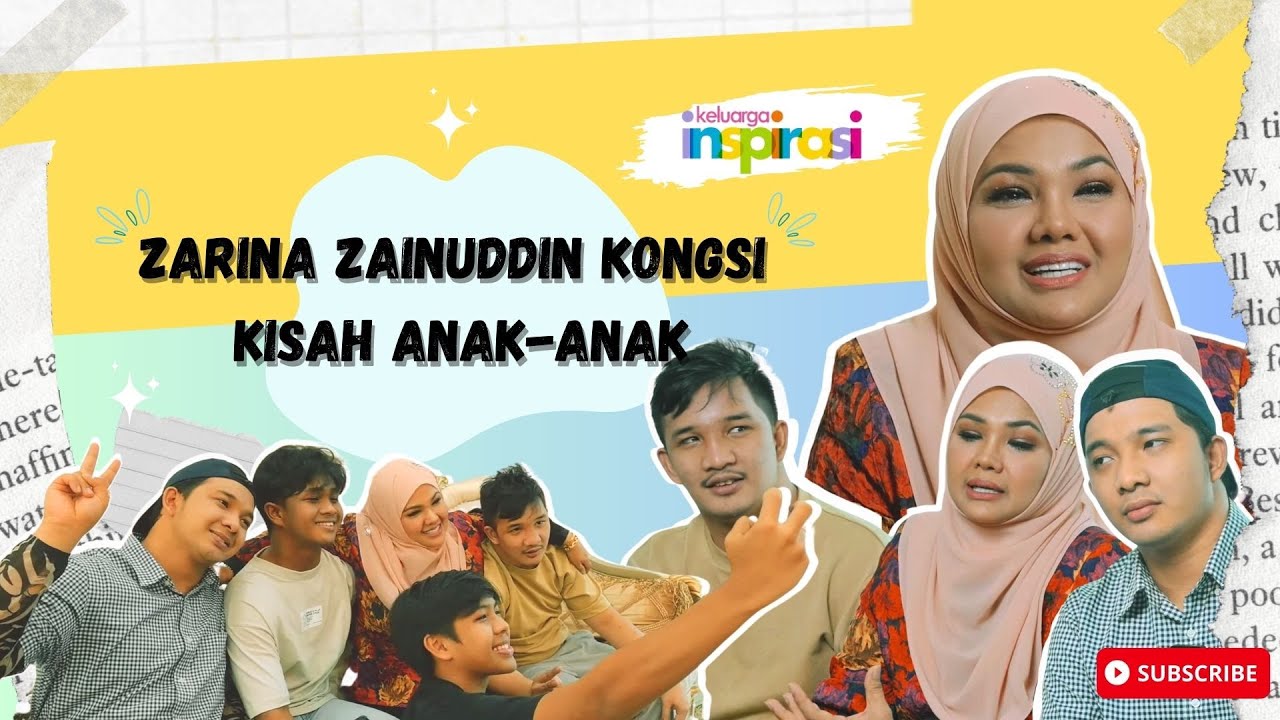 Zarina Zainuddin Kongsi Kisah Anak-Anak