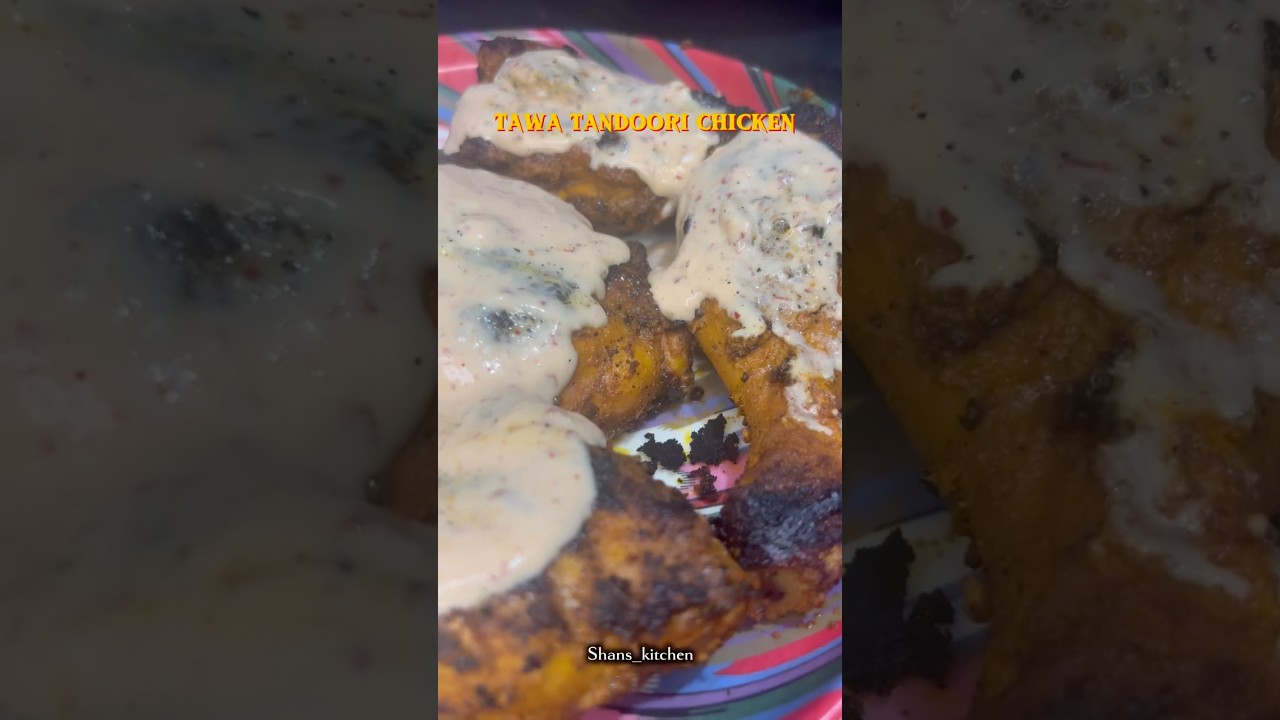 Tawa Tandoori Chicken | Easy Home Style Recipe 🍗 