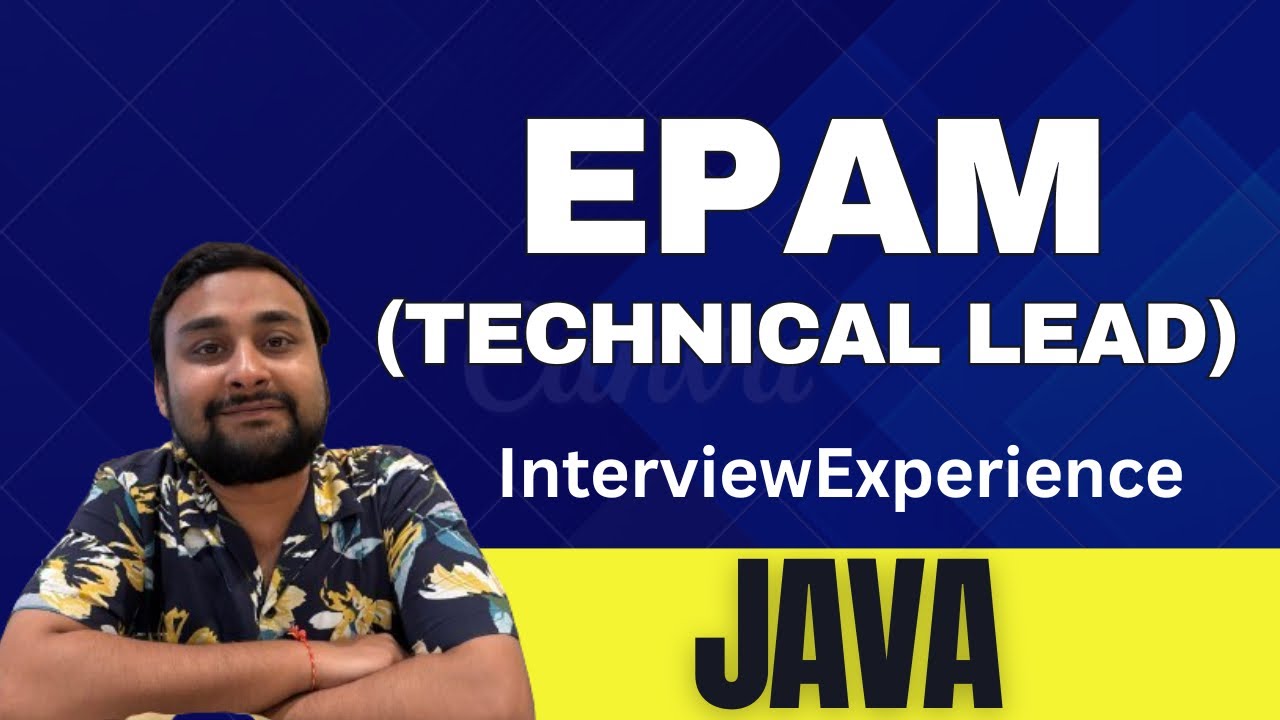 Собеседование на должность Java-разработчика Epam, раунд 1, 2025 г.