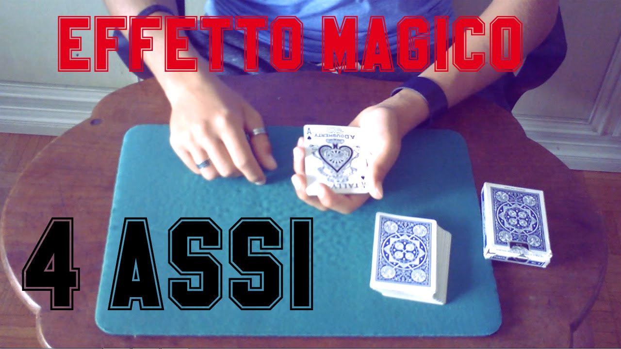 EFFETTO MAGICO  CON 4 ASSI // Ci&ograve; che vedi &egrave; reale?// Sbard95