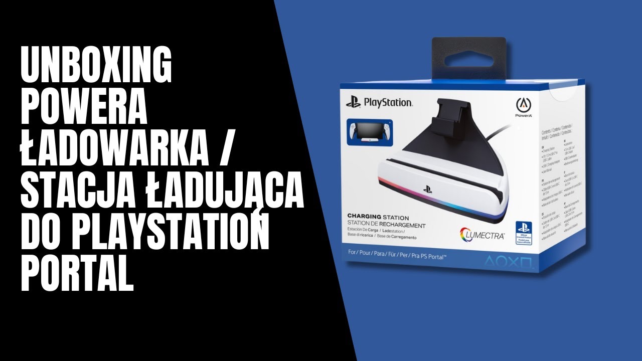 PowerA Ładowarka / Stacja ładująca do PlayStation Portal - unboxing i prezentacja