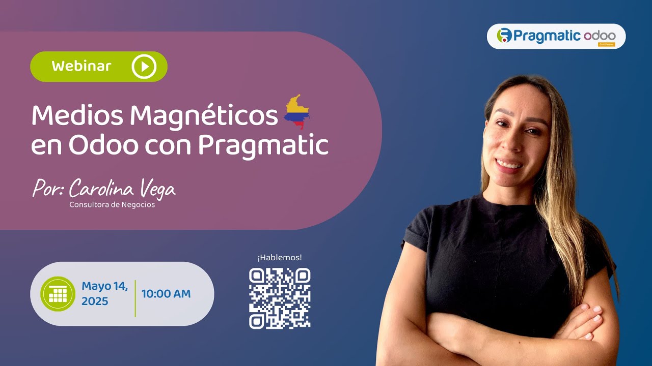 Medios Magnéticos para Colombia en Odoo con Pragmatic Gold Partner