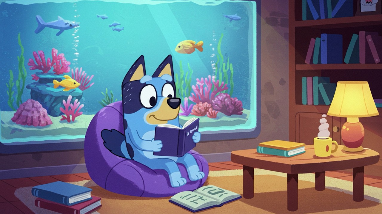 Bluey&rsquo;s Cozy Study Night 🐠✨ Lofi Beats for Focus, Relax & Deep Work