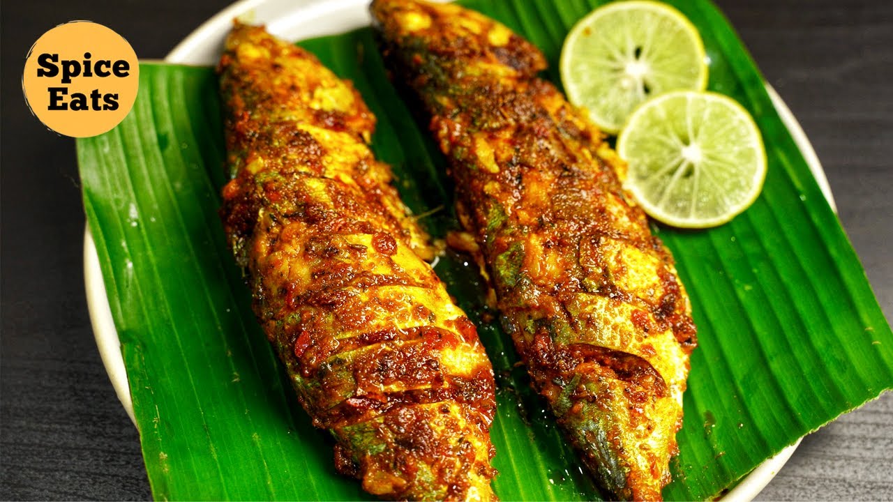 MACKEREL MASALA FISH FRY | BANGDA FISH FRY | FRIED MACKEREL FISH | FISH FRY