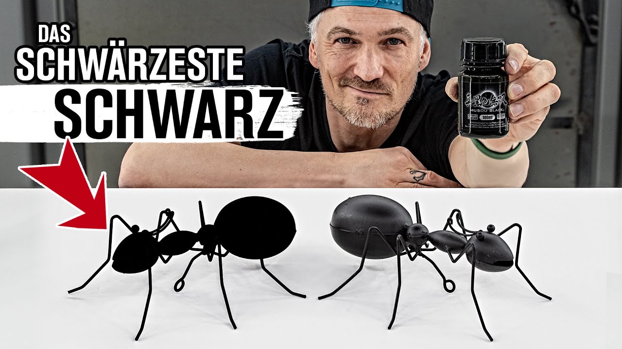 Das schwärzeste Mattschwarz der Welt | Musou Black | Dannys SCHRAMMWERK