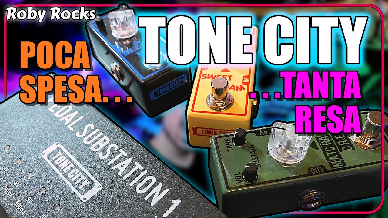 RECENSIONE pedalini TONE CITY  (od e muff) e alimentatore | piazzostrumenti.it