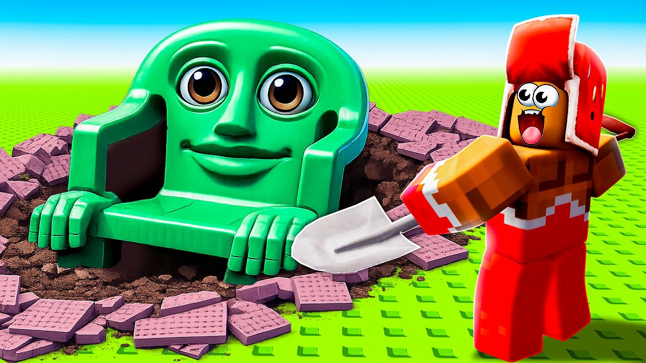 Я ВЫКОПАЛ ЛЕГЕНДАРНОГО БРЕЙНРОТА! 😱 ROBLOX