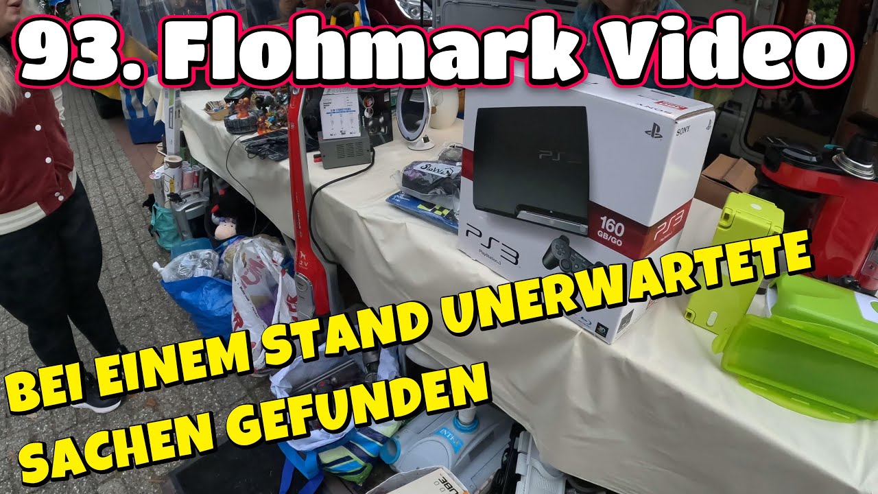 93.  Flohmarkt Video /// unerwarteter Fund /// sowas kaufe ich sonst nicht