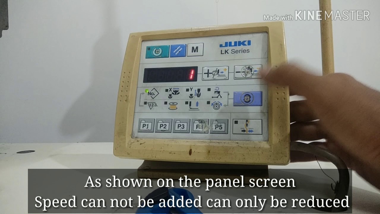 How To Add Speed: Juki LK1900A-HS