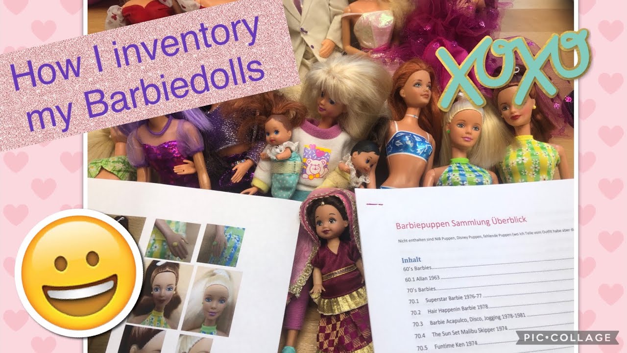 How I inventory my Barbie collection