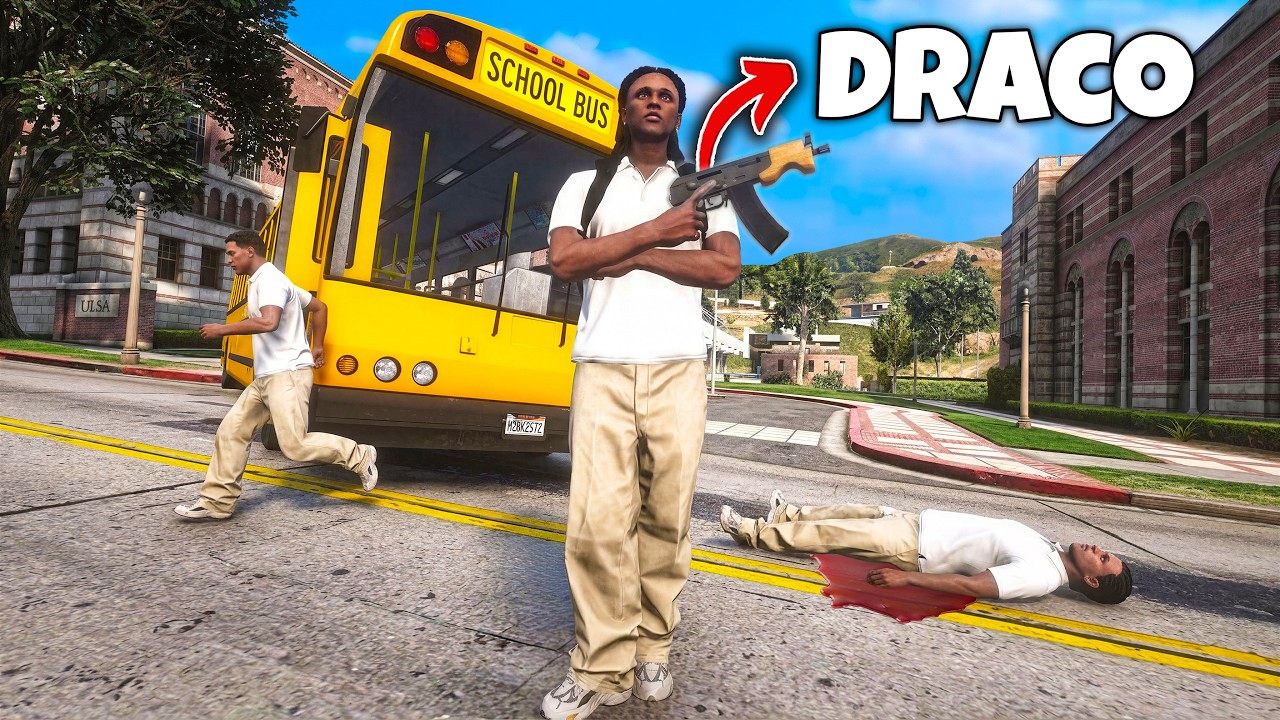 I took my DRACO to SCHOOL in GTA 5 RP..