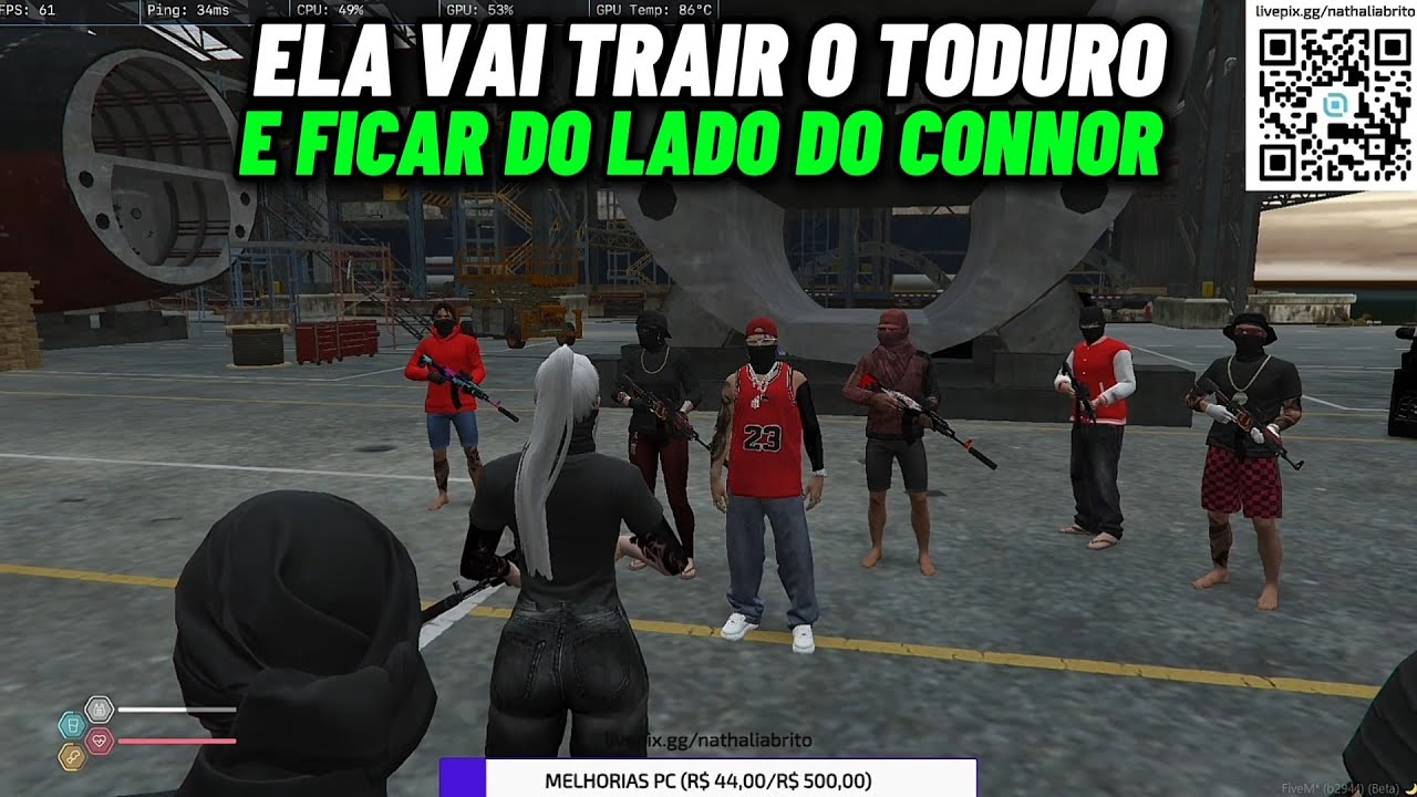 VISÃO DA NINA COM CONNOR FAZENDO A MENTE DELA PRA TRAIR O LADO DO TODURO E SE JUNTAR A ELE