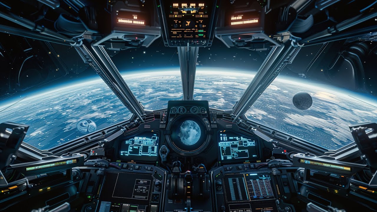 🛰️지구가 보이는 우주선에서 여러분을 재워드릴게요 🎵 수면유도음악, 우주음악, 불면증음악 (Earth)