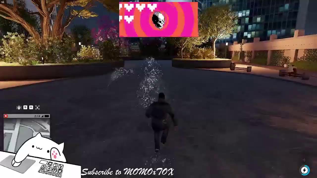 MOMO Playing Watch Dogs 2: Clearing All enemies are mission. part 7