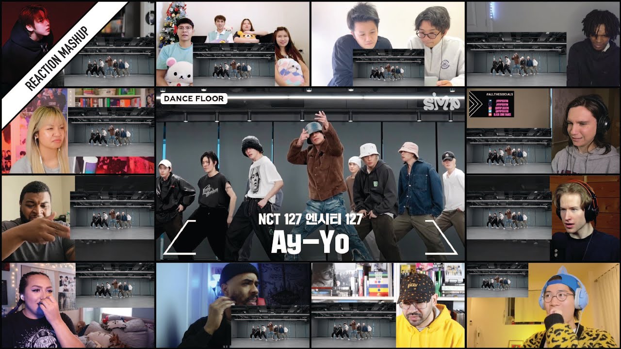 ‘NCT 127 ‘Ay-Yo’ Dance Practice’ reaction mashup