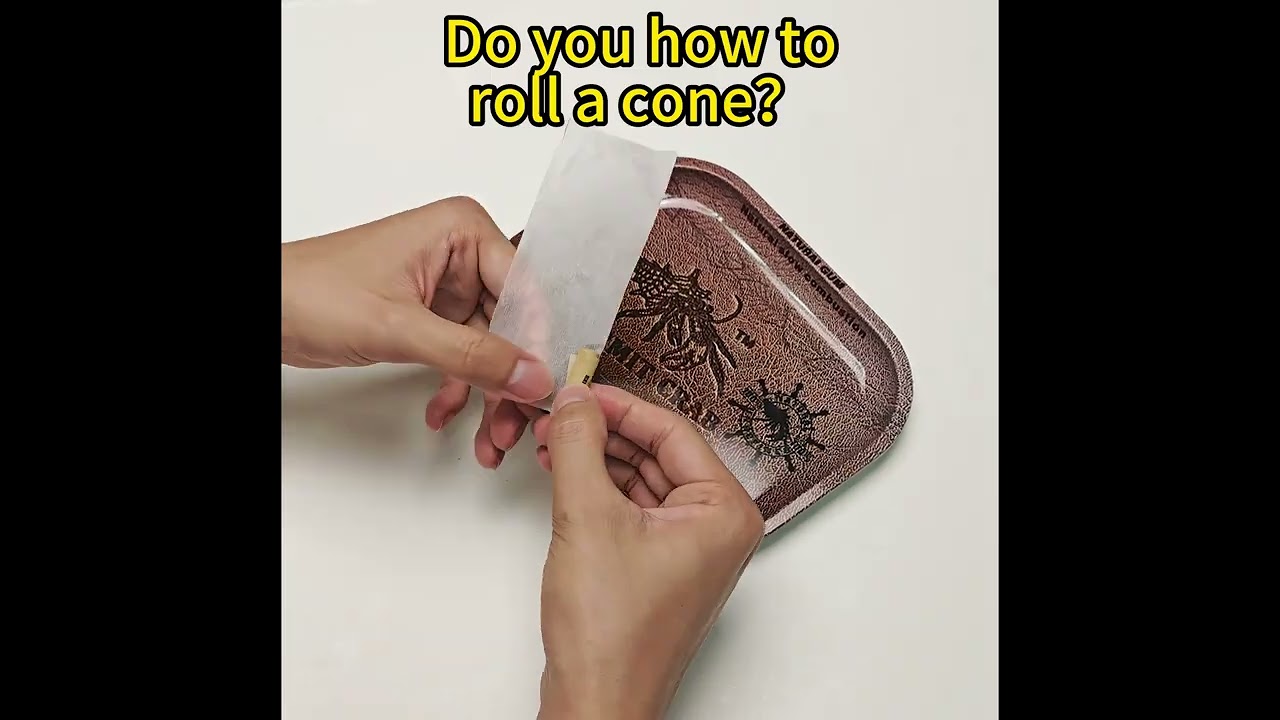 How to roll a cone #cigarette#rolling #ConeCigaretteRollingTutorial#MustHaveForCigaretteRollers