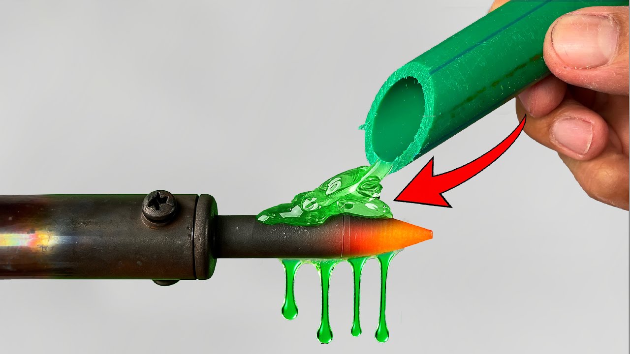 Ingenious Method! Just Use a Soldering Iron and a Pipe to Repair Any Broken Plastic