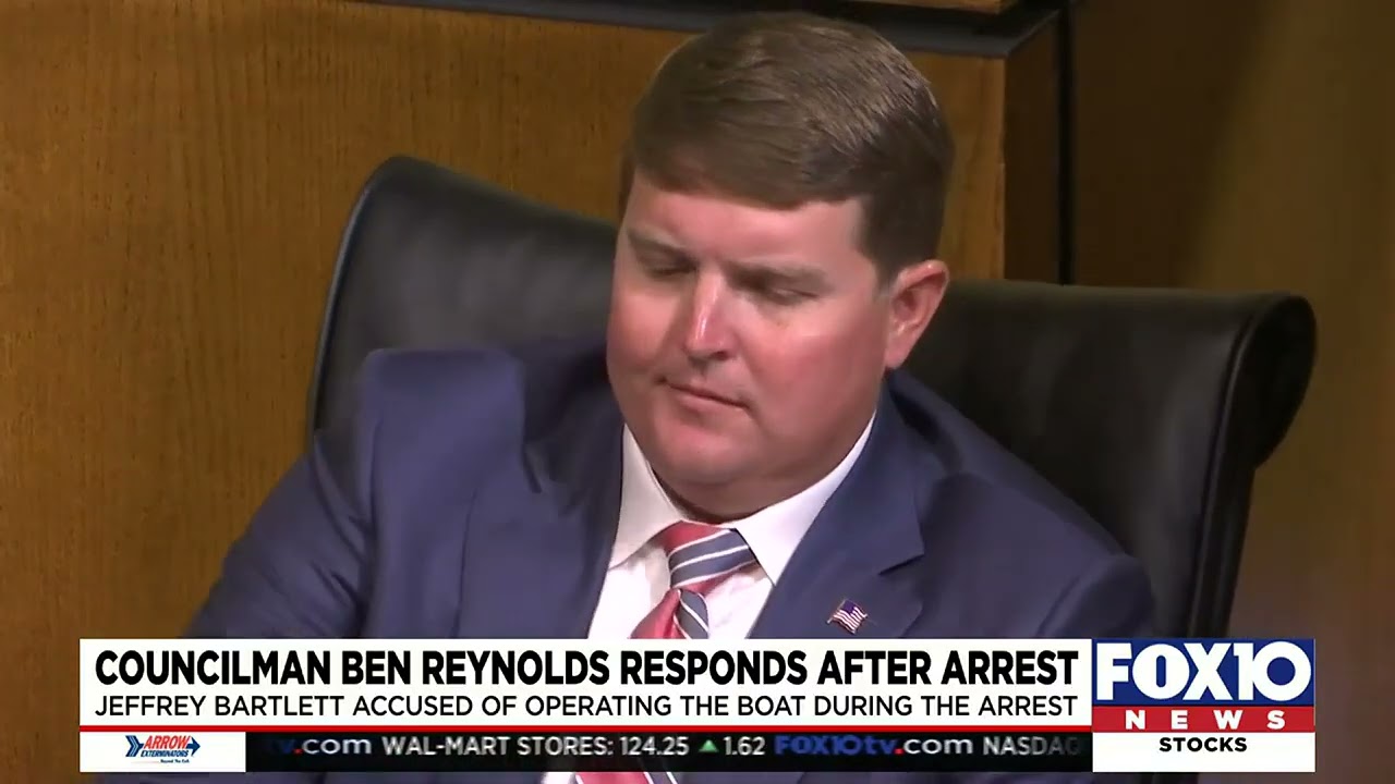 Councilman Ben Reynolds responds to his public intoxication arrest