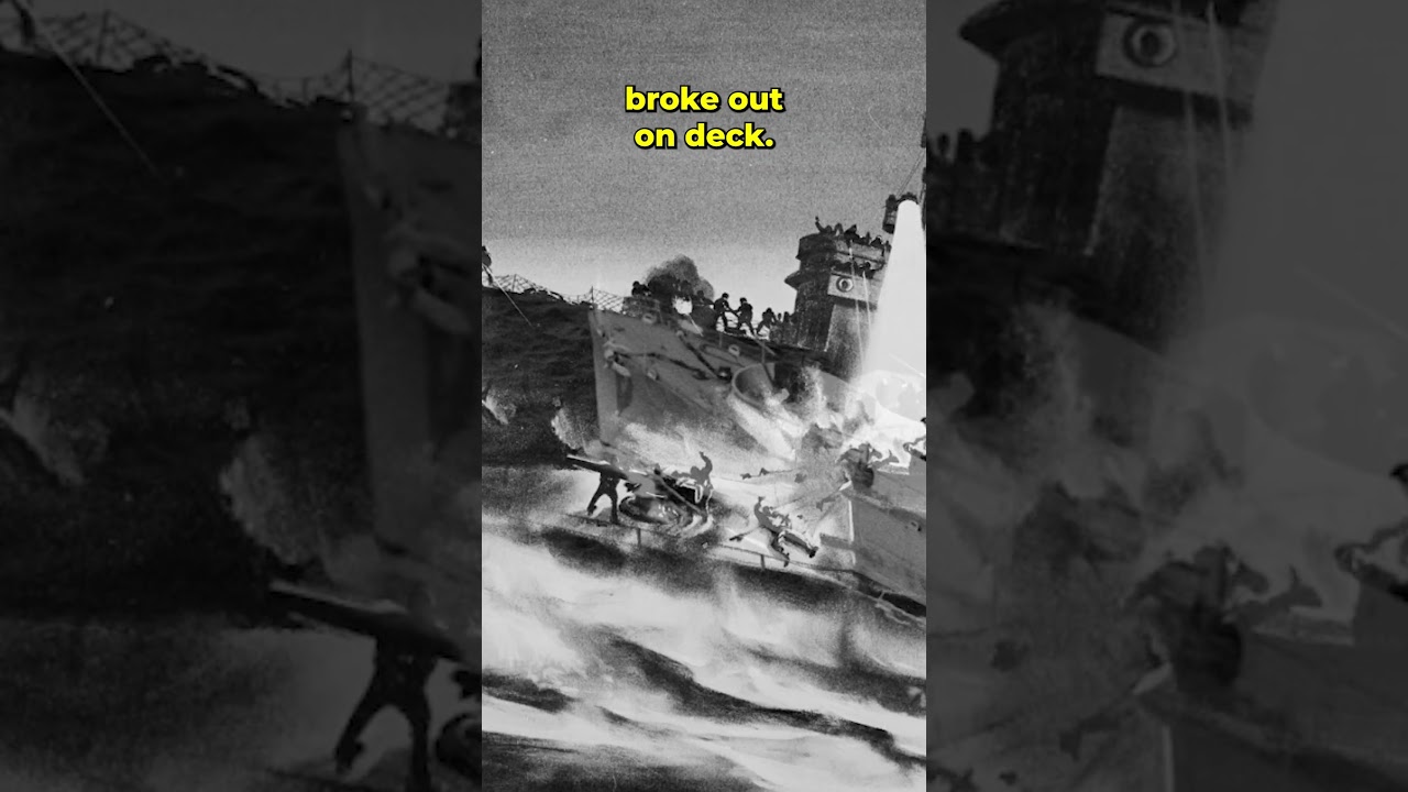 The Destroyer That Sank a Sub in Hand-to-Hand Combat, USS Buckley | #history #shorts #story #fyp