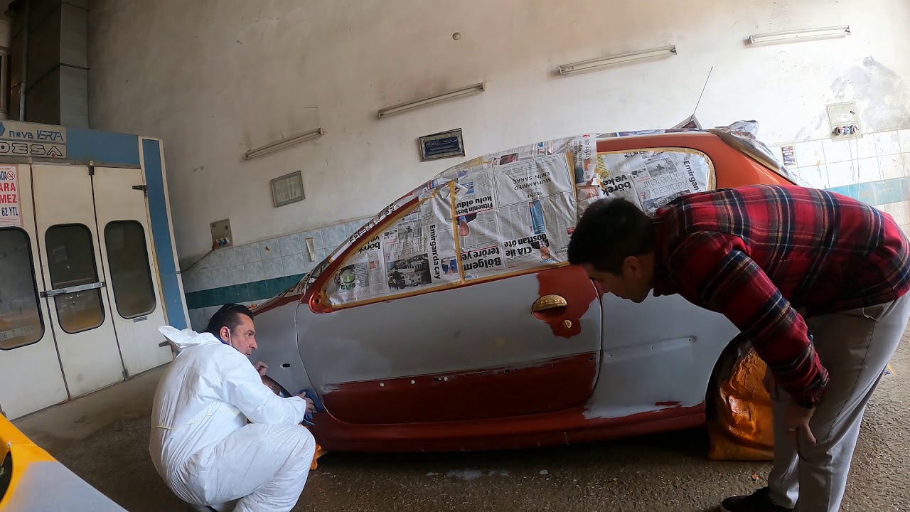 araclara astar boya nasil atilir. Maskeleme nasıl yapılır. restoration undercoat painting
