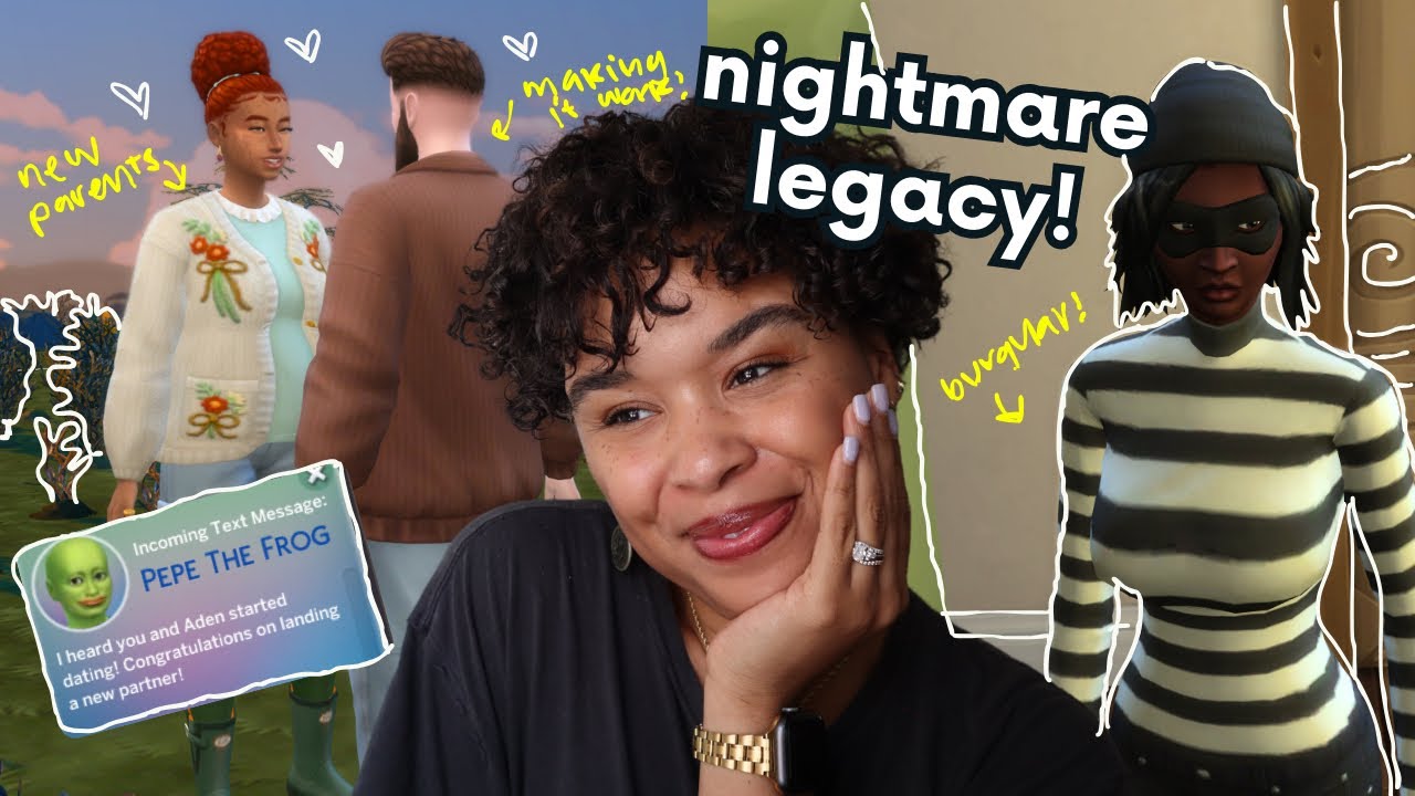 Everything was *PERFECT* until the burglar came... | Sims 4 Nightmare Legacy (Part 3)