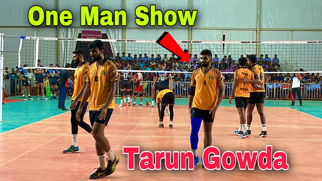 One Man Show 🔥 Tarun | Mangalore Vs Punjab University 💥 Set 4 | University Championship