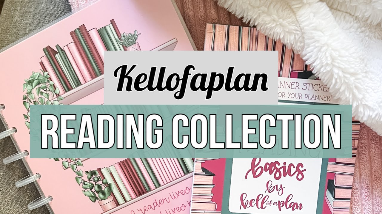 Kellofaplan Undated Reading Planner & Reading Basics Sticker Book Flip Through - Restocked! 😍