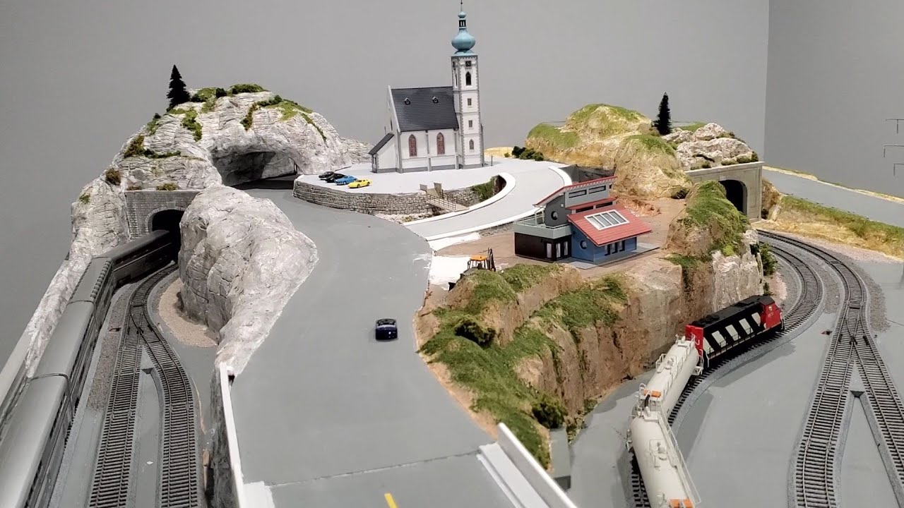 HO Scale Model Railroad Update #3 - Ponds & Pedestrian Bridge