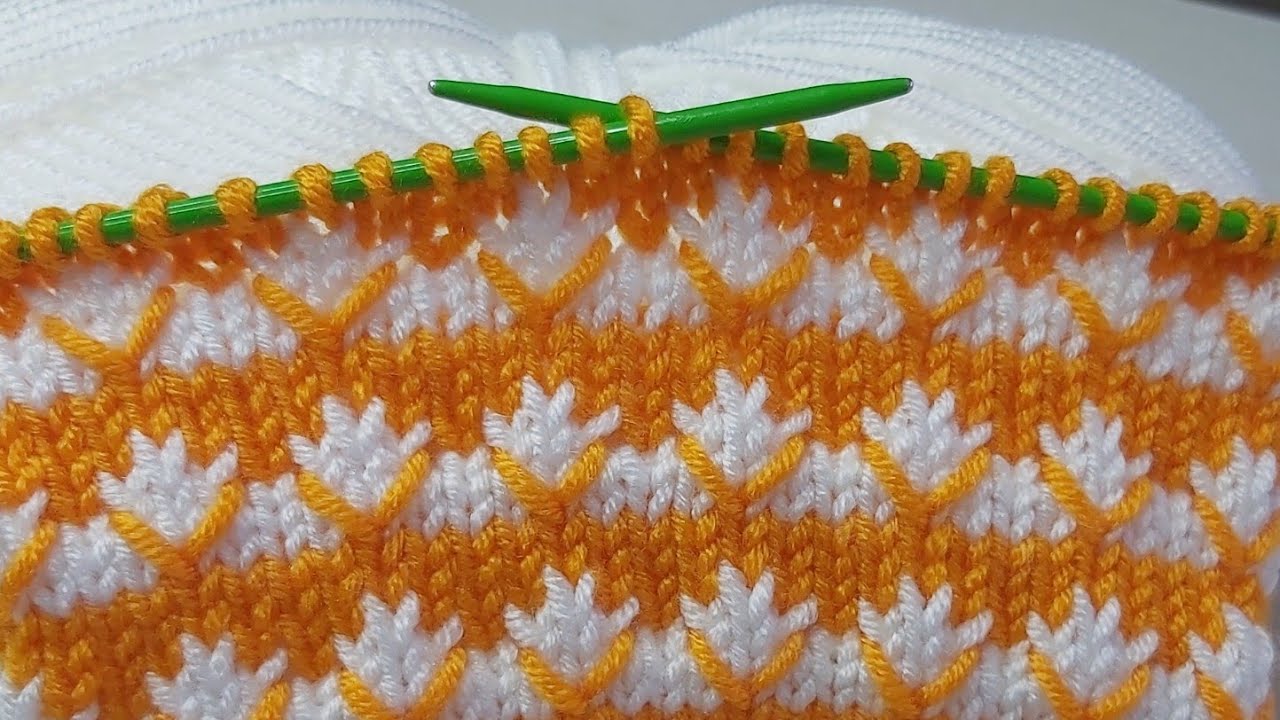 Çok beğeniceğiniz iki şiş örgü model anlatımı ✅crochet knitting