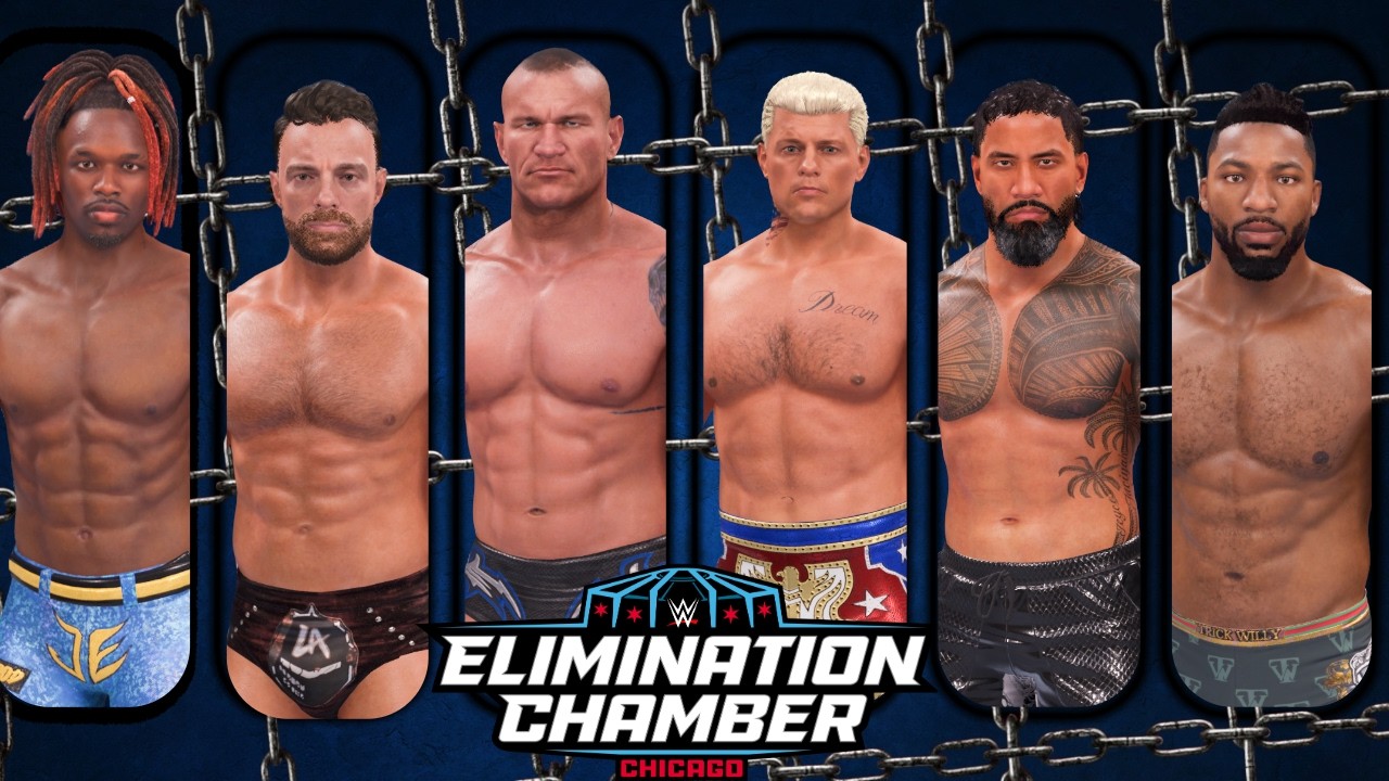 Men's Elimination Chamber Match 2026 WWE 2K25