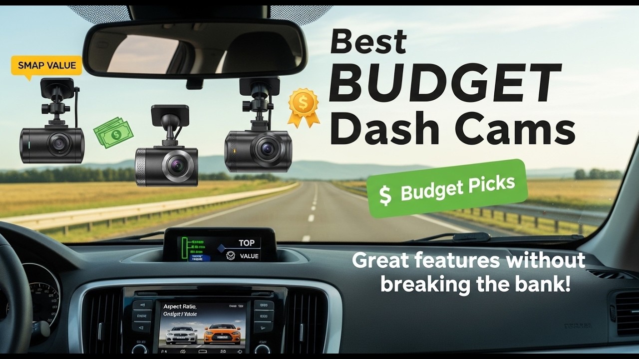 TOP 5 Best Budget Dash Cams 2026 | Budget Dash Cams That Don’T Break The Bank