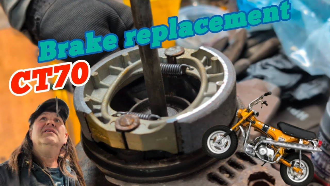 Замена тормозов Honda ct70 1970 года #honda #ct70 #tarylfixesall