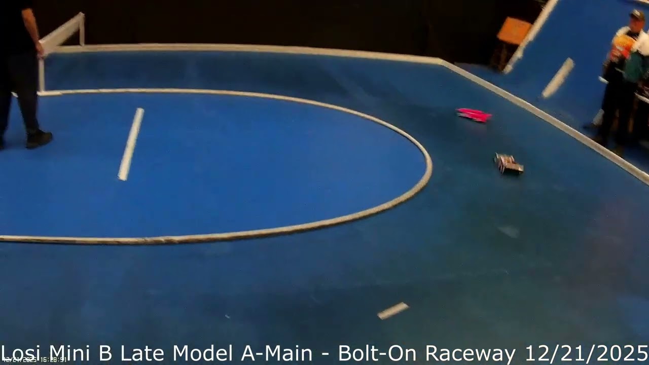 Losi Mini B Late Model A Main Bolt-On RC Raceway 12-21-2025