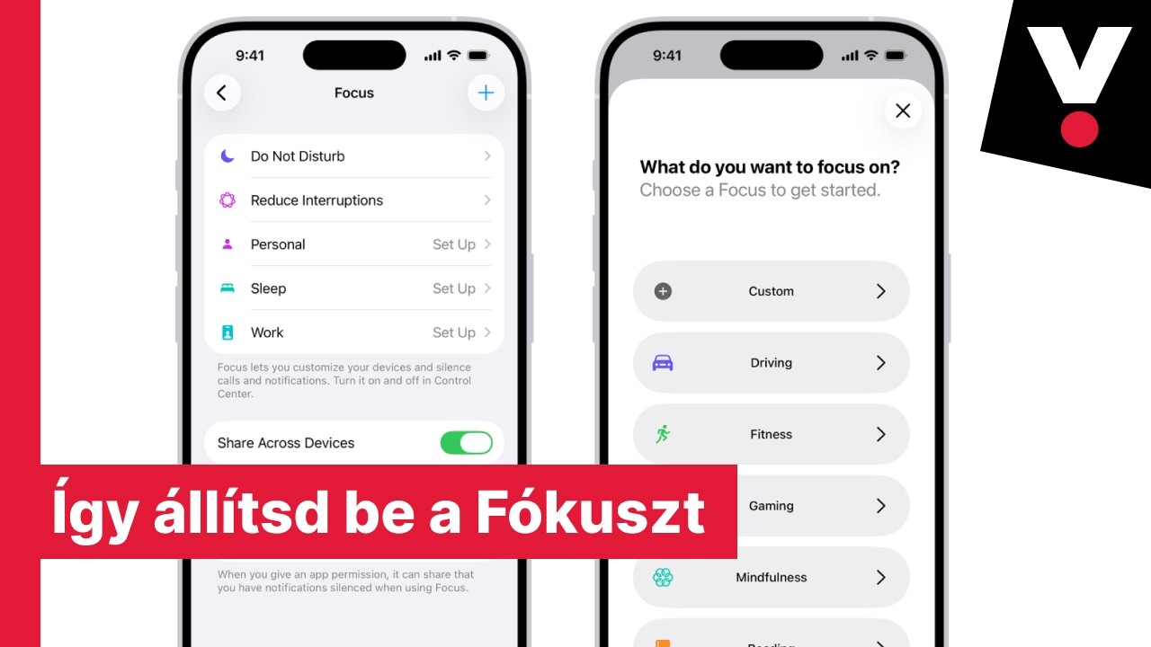 Fókuszmódok iPhone-on és Macen: így szűrd ki a zavaró értesítéseket 🌙