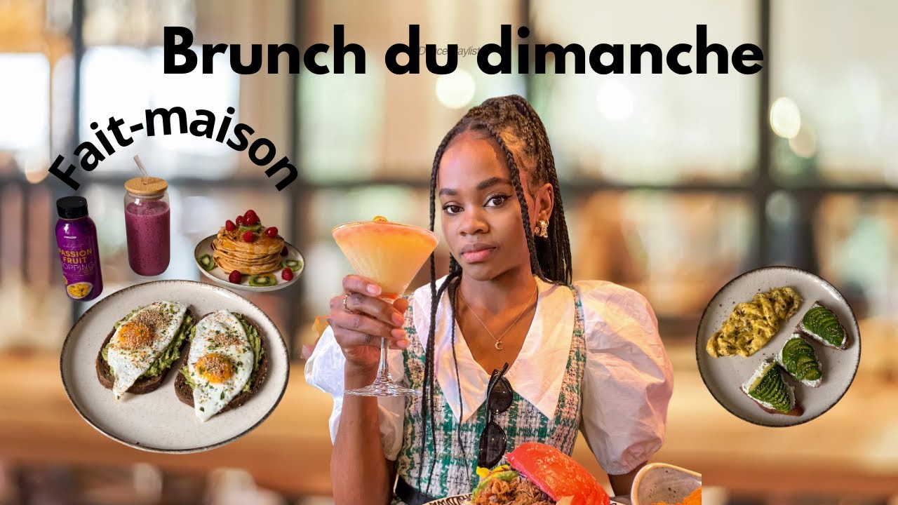 ✨ Brunch healthy fait maison | Avocado toast, pancakes & smoothie protéiné 🥑🥞🥤