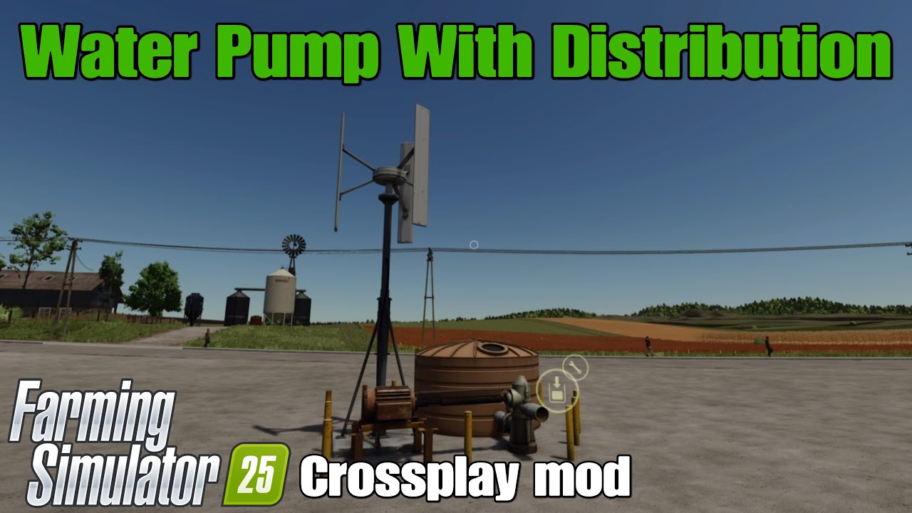 Water Pump With Distribution / FS25 crossplay mod