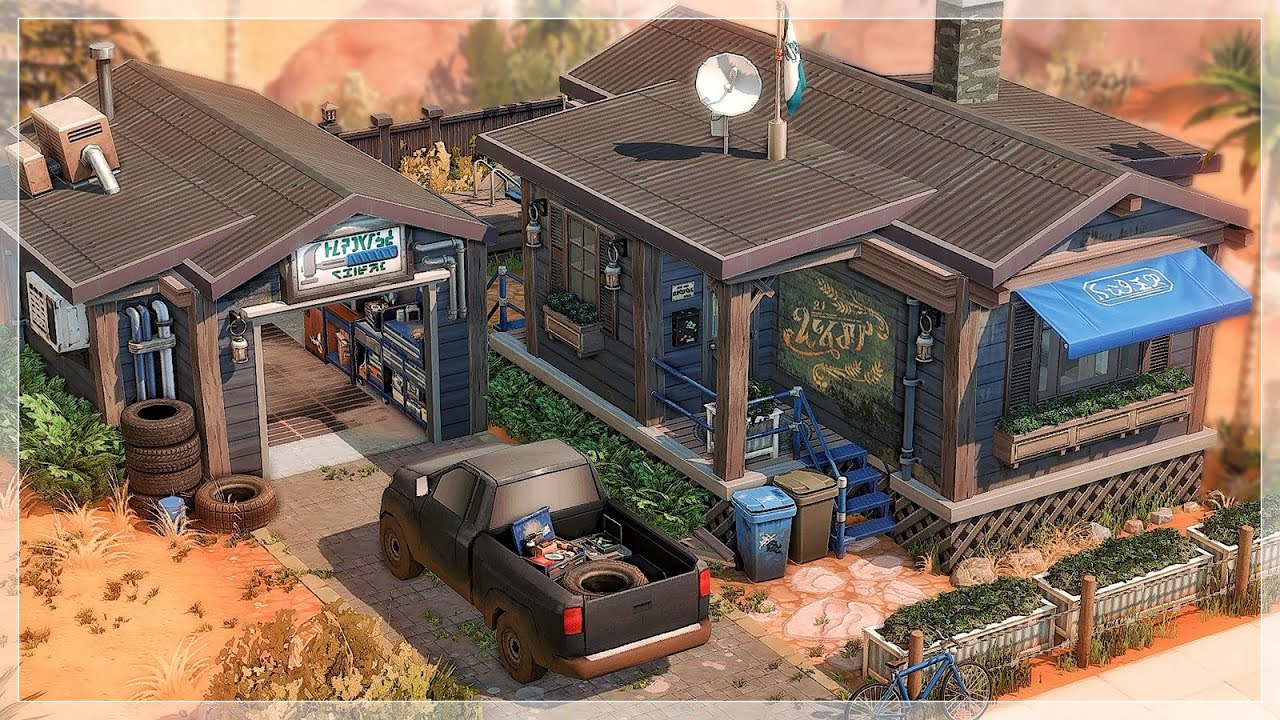 car mechanics trailer 🚗🔧 | the sims 4 speedbuild