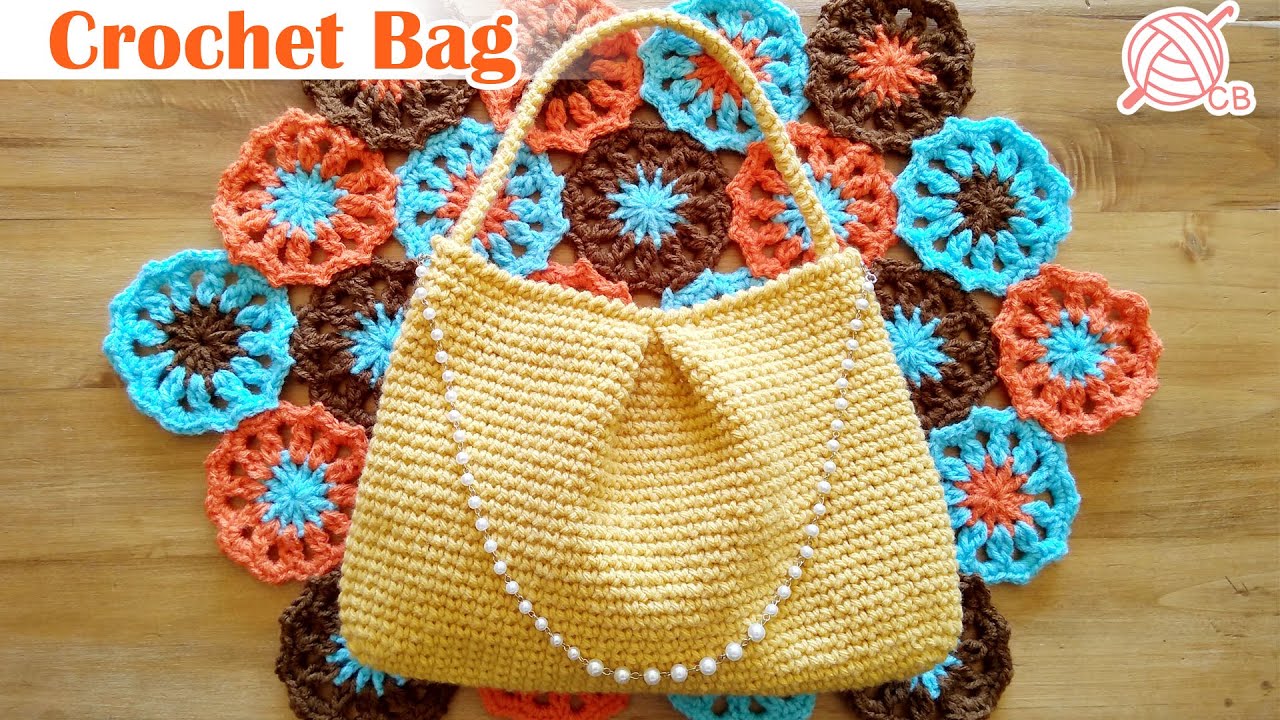 [ENG SUB] Easy Tote Bag - Elegant Crochet Purse - Cartera Bolsa de mano elegante y fácil a Crochet