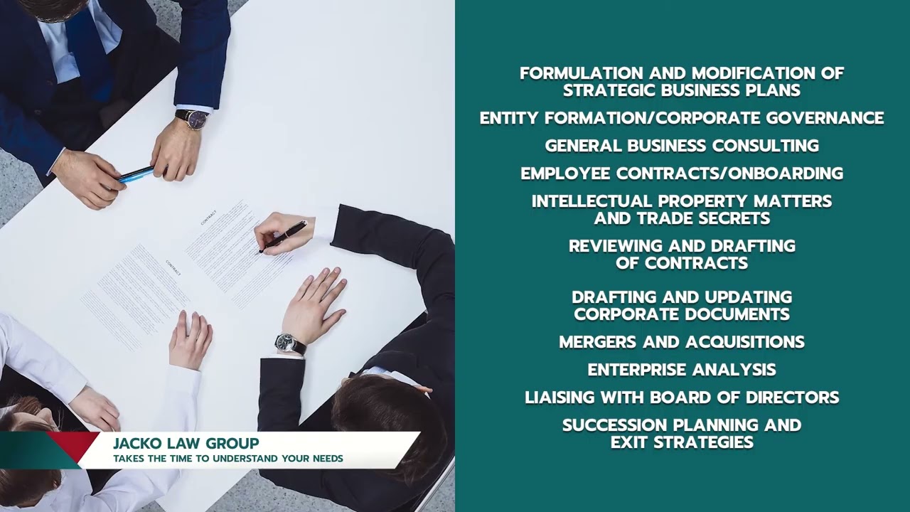 Strategic Guidance with JLG's General Corporate Counsel Service