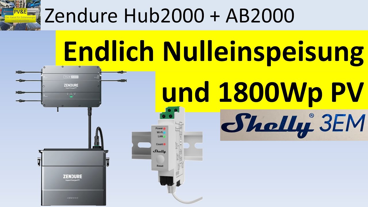 Zendure Hub2000 AB 2000 alle Details, alle Funktionen #Zendure #SolarFlow #Hub2000 #AB2000