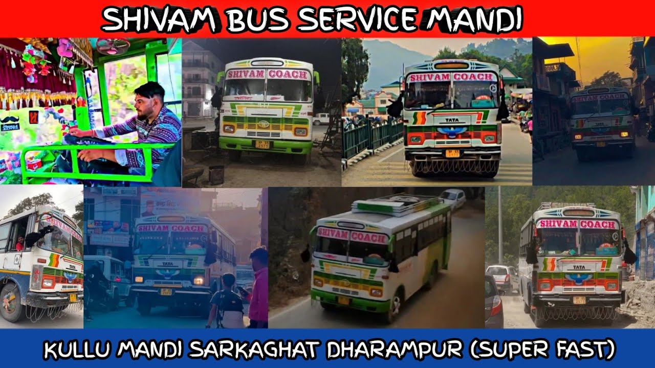 Shivam Bus Service Mandi😘/ (Kullu Mandi Jahu Sarkaghat Dharampur) Dr. Abhi Bahi. Most decorated Bus