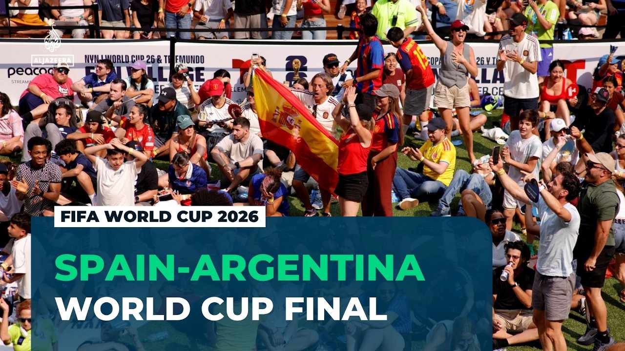 Spain vs Argentina: Smoke hangs over historic World Cup final in New Jersey