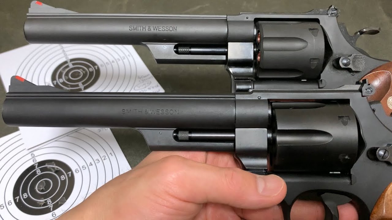 M29比較　タナカとマルシン　6.5インチHW  ガスリボルバー　S&W  ハンドガン　エアガンガスガン