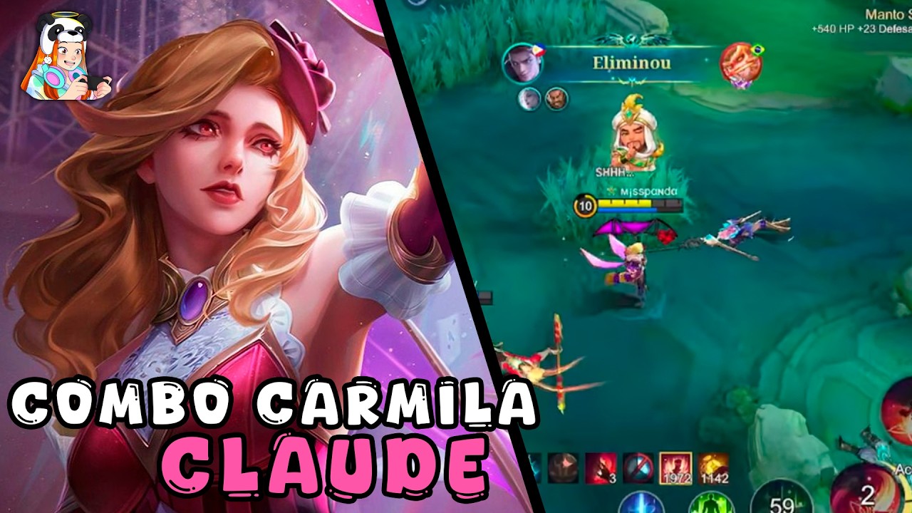 COMBO CARMILA E CLAUDE - PRIMEIRA VEZ | Mobile Legends