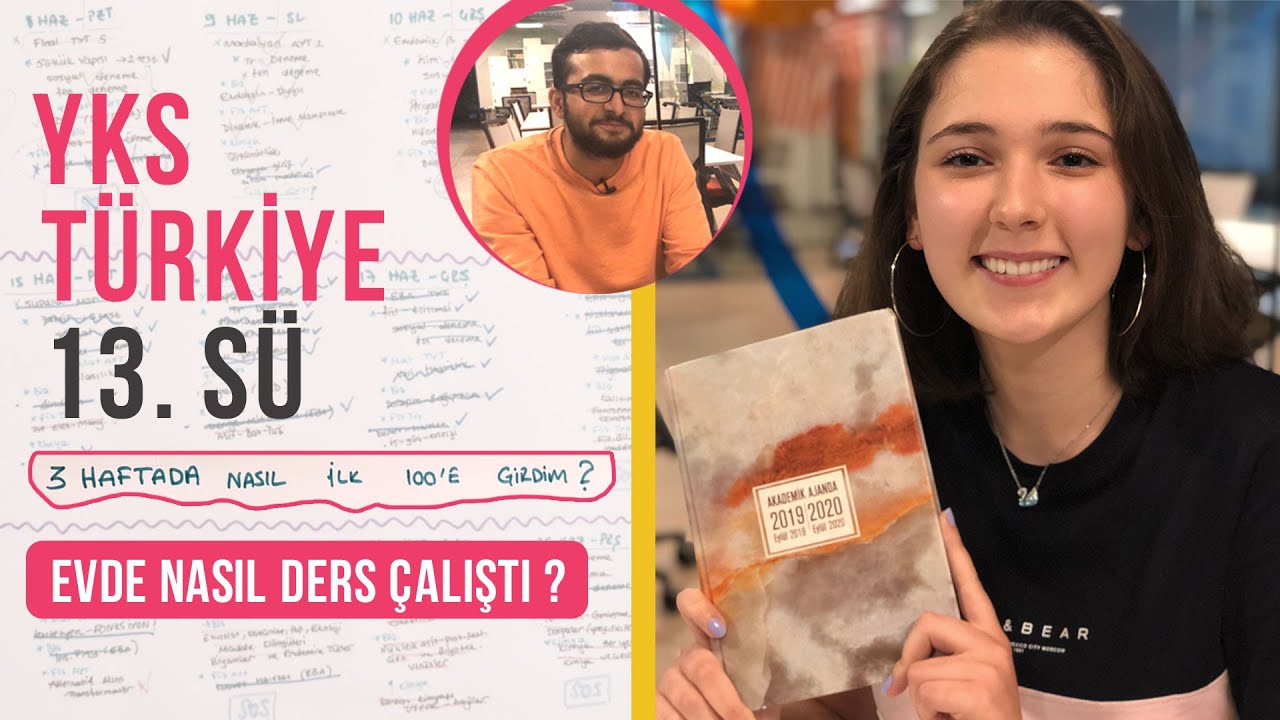 TÜRKİYE 13.SÜ MÜGE NASIL DERS ÇALIŞTI ? NETLERİ, AJANDASI, PLANLARI, ÇALIŞMA TAKTİKLERİ...